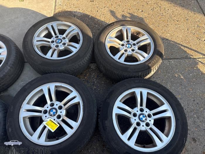 Sportvelgenset + banden van een BMW X3, Gebruikt, -, -, 3 maanden garantie