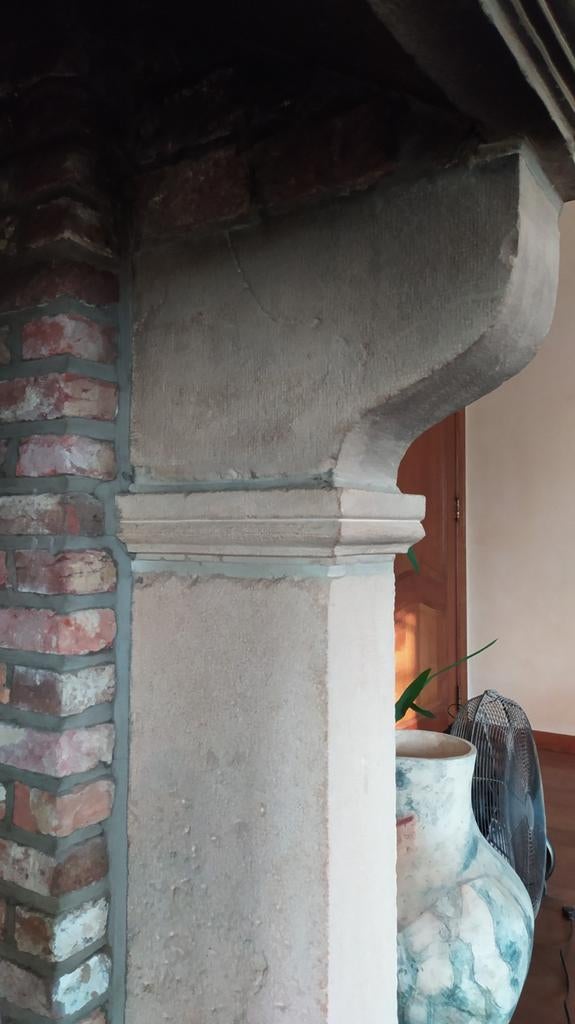 Schouwmantel in natuursteen, Maison & Meubles, Cheminées, Enlèvement