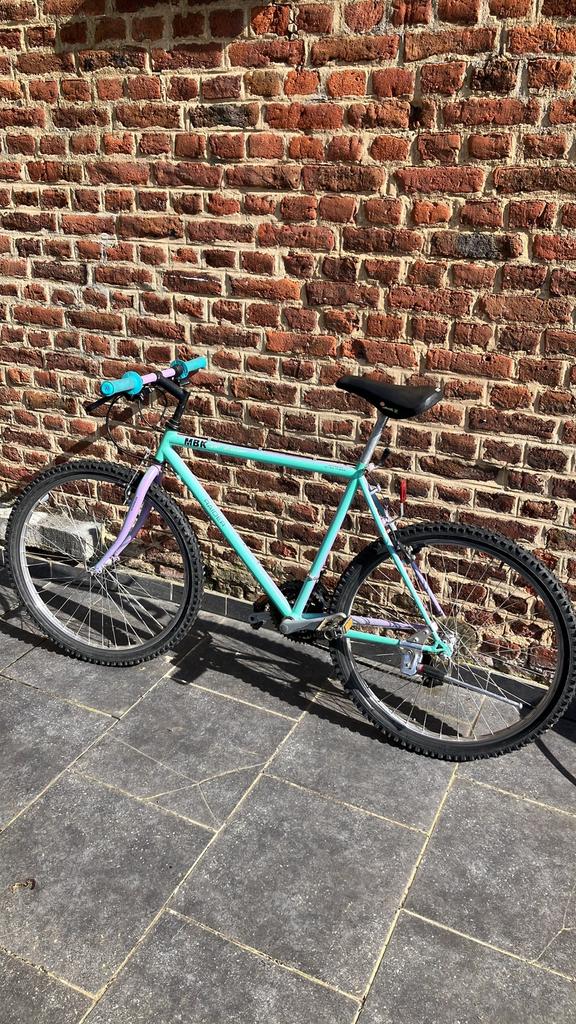 MBK mauve/vert vintage look ‘90’s, Vélos & Vélomoteurs, Vélos | VTT & Mountainbikes, Utilisé, Enlèvement