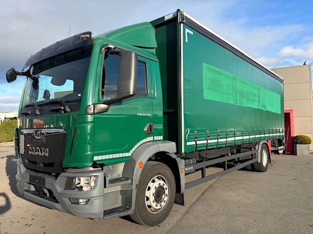 MAN TGM 18.290BL-SCHUIFZEILEN/EDSCHA DAK-LAADKLEP, Automaat, Achterwielaandrijving, Euro 6, MAN