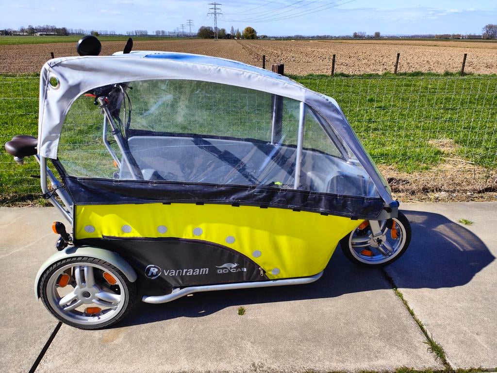 Go cab 8 personen bakfiets, Fietsen en Brommers, 4 kinderen of meer, Gebruikt, Huif, Ophalen