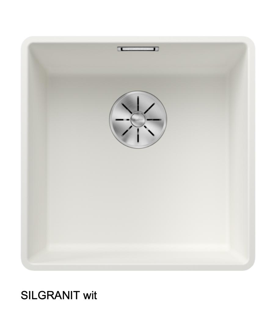 Blanco witte spoelbak, Ophalen, Minder dan 50 cm, Wit, Nieuw