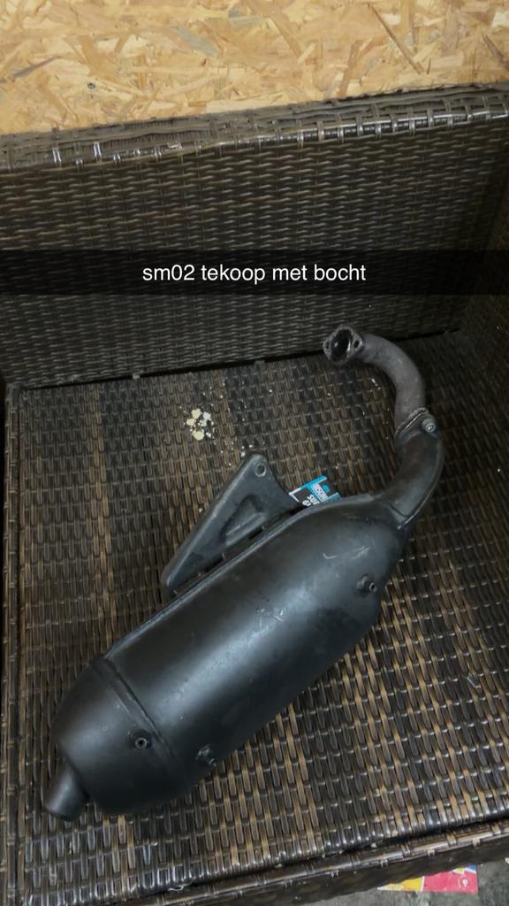 Sm02 uitlaat, Ophalen, Zo goed als nieuw, Blok