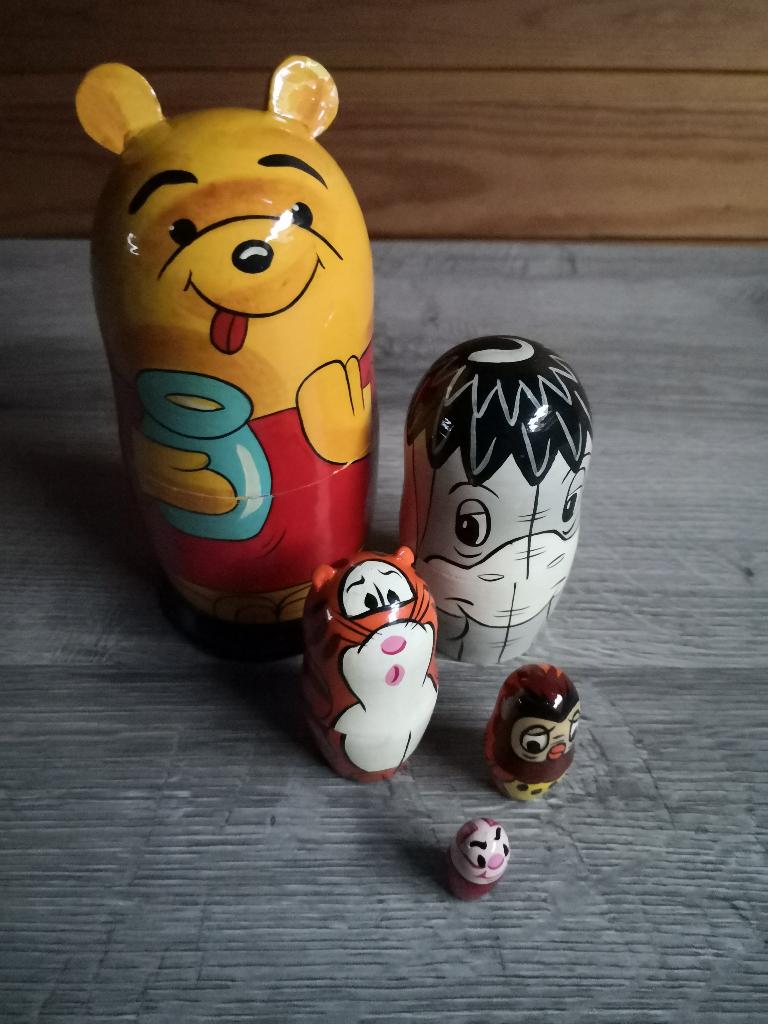 Matroesjka's setje winnie de poeh, Ophalen