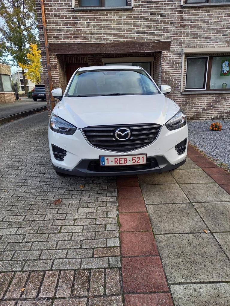 Mazda cx5 2.2 diesel 2017 Motorschade, Auto's, Mazda, Wit, Leder, Particulier, Te koop