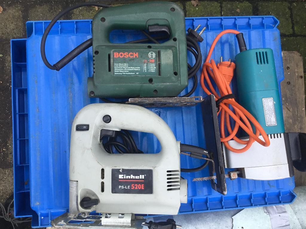 Scie sauteuse Einhell et Black & Decker, Bricolage & Construction, Enlèvement ou Envoi, Utilisé, Scie sauteuse