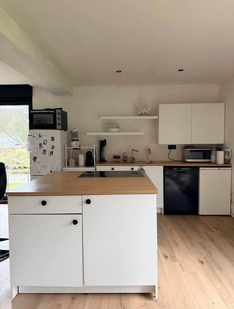 Keuken met elektro, Huis en Inrichting, Keuken | Complete keukens, Ophalen, Gebruikt, Wit, Overige typen