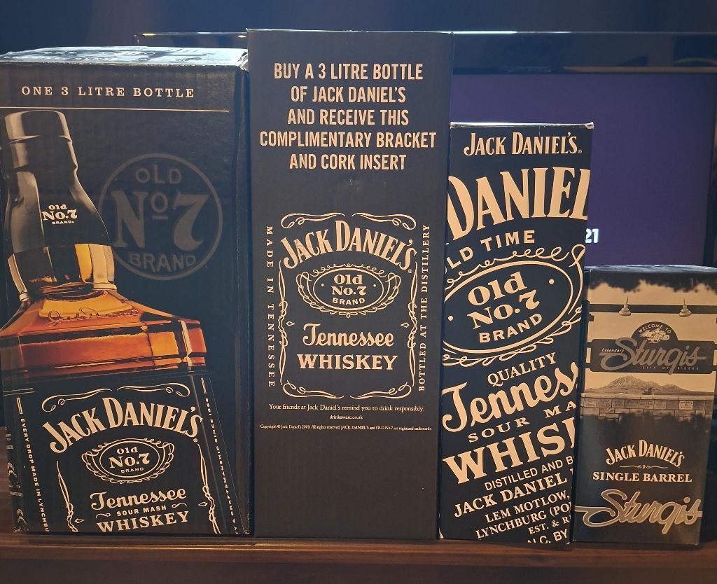 Jack Daniel's Boîtes Carton vide, Collections, Enlèvement, Comme neuf