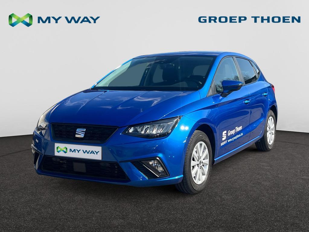 Seat Ibiza 5P/D Ibiza 1.0 TSI Move! Full Link DSG, Auto's, Seat, Automaat, Airbags, Ibiza, Zilver of Grijs