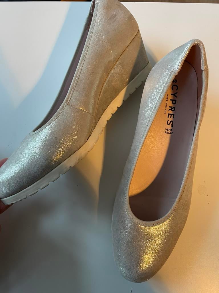 chaussures balletines cypres cuir taille 40, Enlèvement, Comme neuf