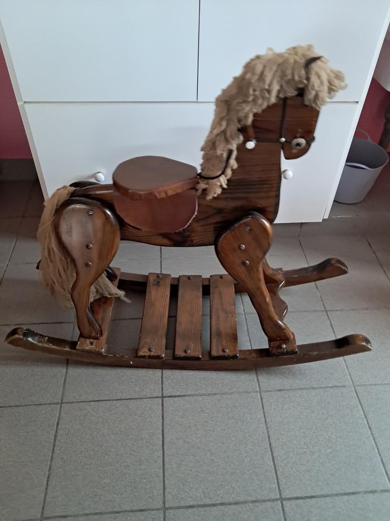 Super mooi vintage houden schommelpaard, Ophalen