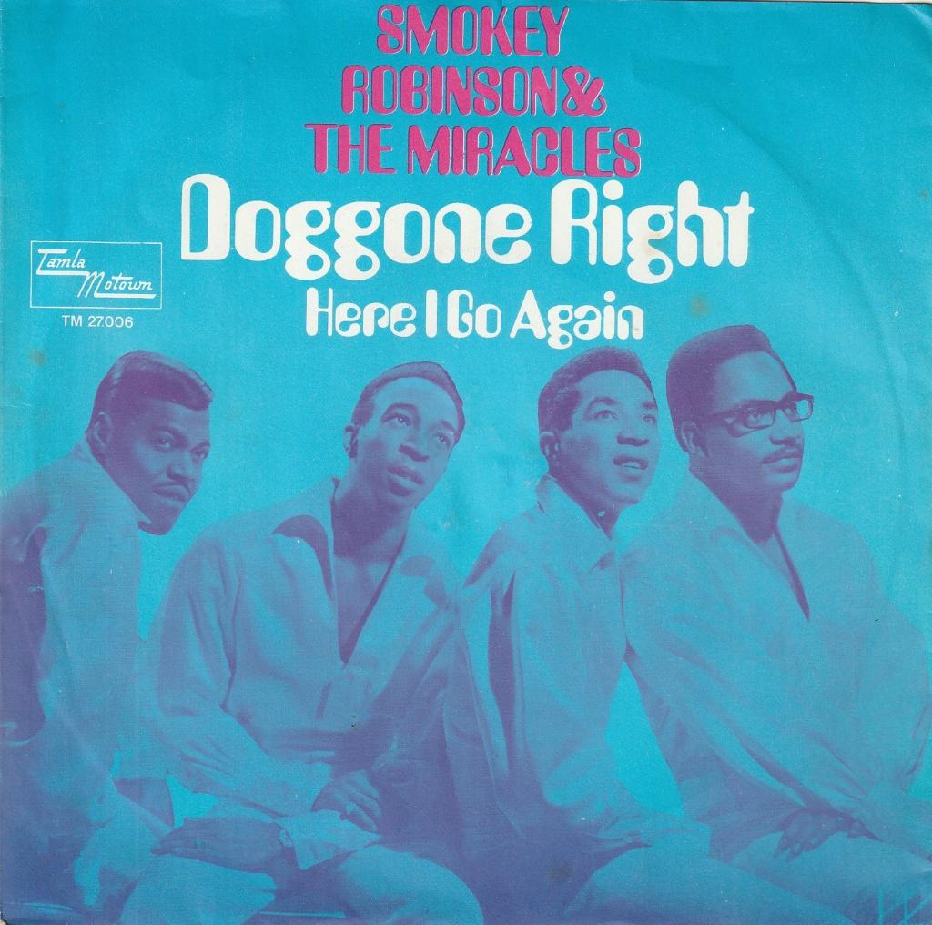 Smokey Robinson & the Miracles - Doggone right, R&B et Soul, Single, Comme neuf, 7 pouces