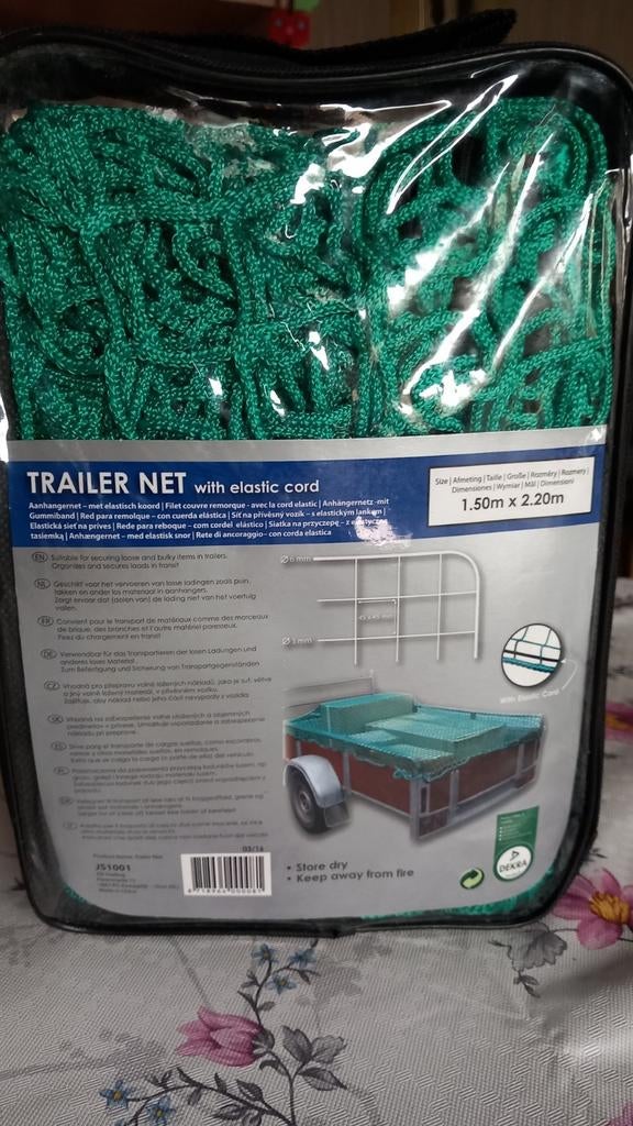 2 remork banden Kargomax C + remorknet 1.50 m x 2.20 m, Ophalen, Nieuw