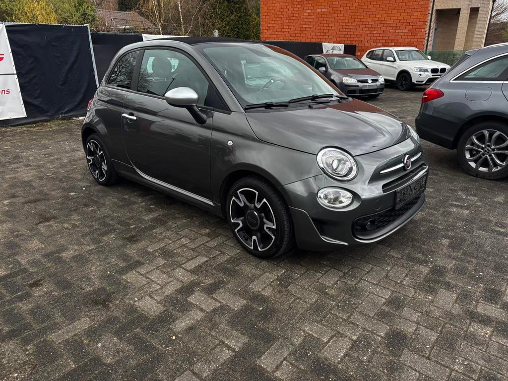 Fiat 500c cabrio 1.0, Autos, Fiat, Cuir, Argent ou Gris, Achat, Euro 6