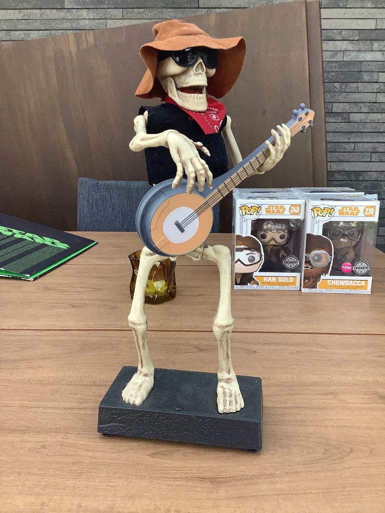 Skelet met muziek, Diversen, Ophalen, Zo goed als nieuw