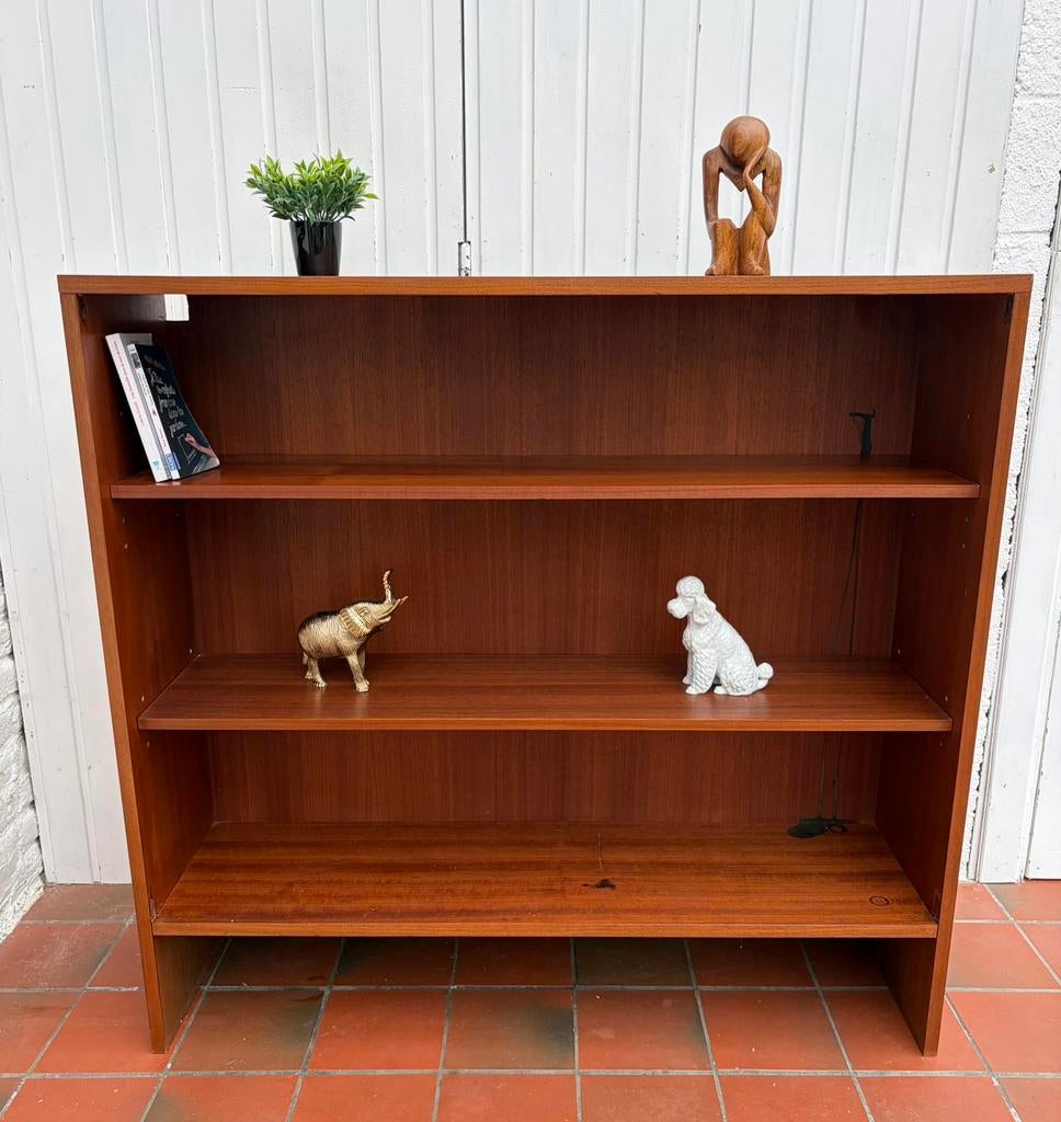Vintage Scandinavische boekenkast, Ophalen, Gebruikt