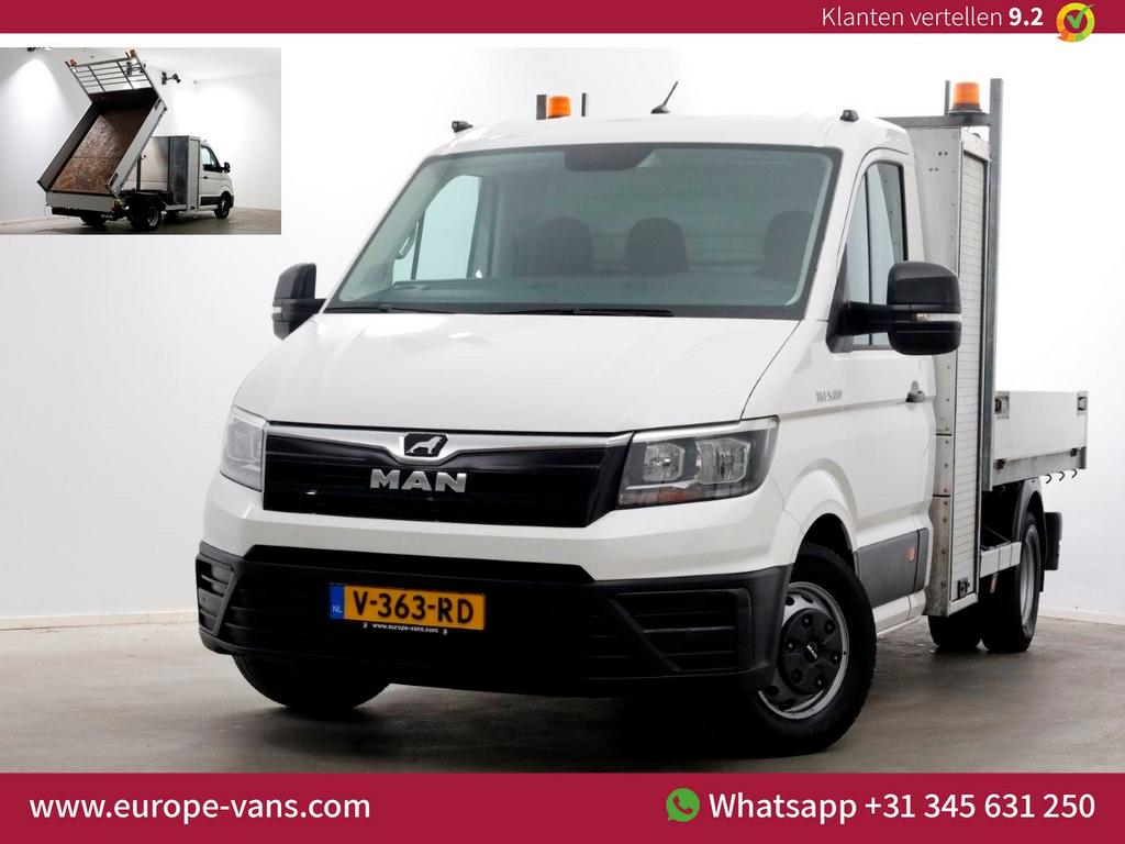MAN TGE 5.180 2.0 177pk E6 L2H1 Kipper Dubbel Lucht Trekhaak, Auto's, Bestelwagens en Lichte vracht, Bedrijf, ABS, Airconditioning