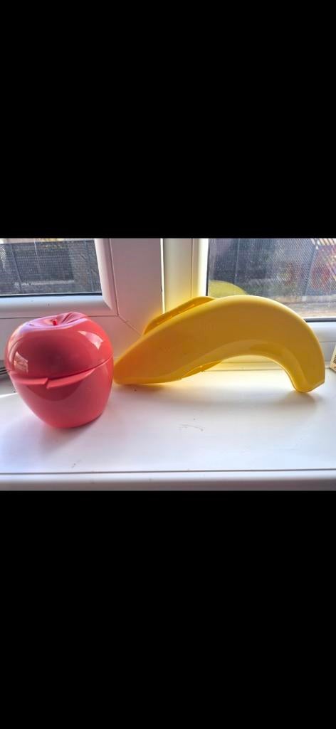 Fruitdoosje appel en banaan NIEUWSTAAT TUPPERWARE, Ophalen