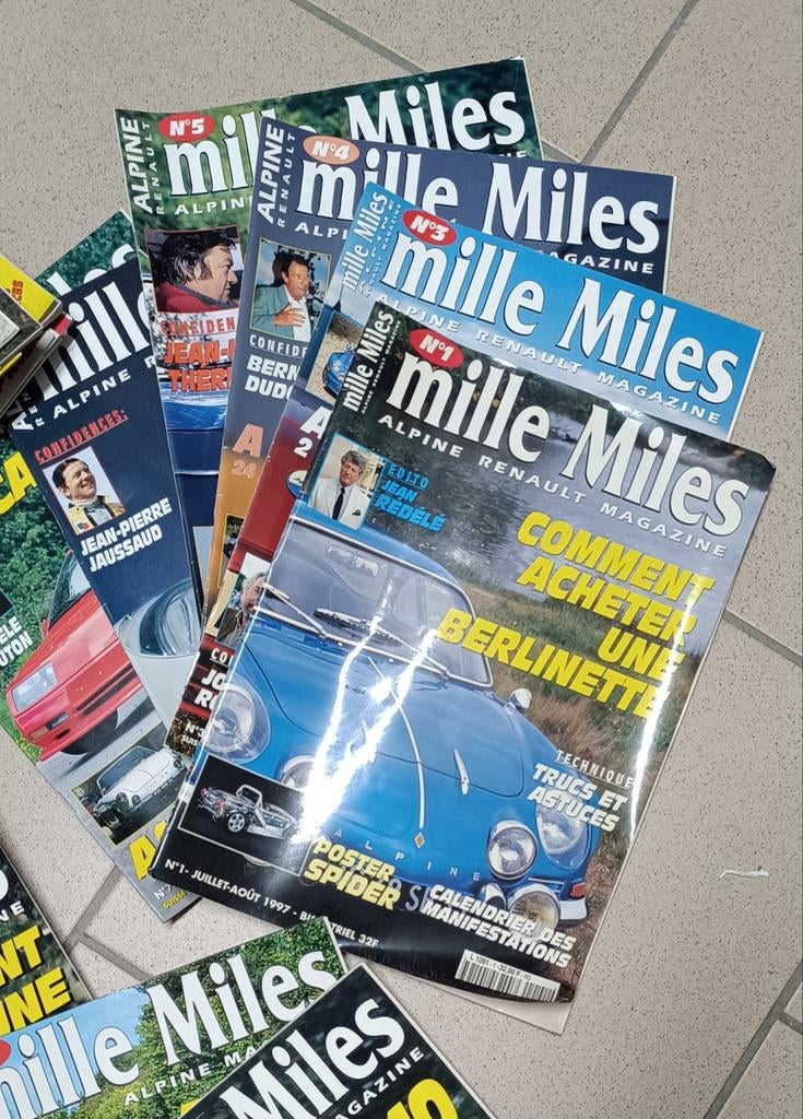 Revues Mille Miles, Enlèvement