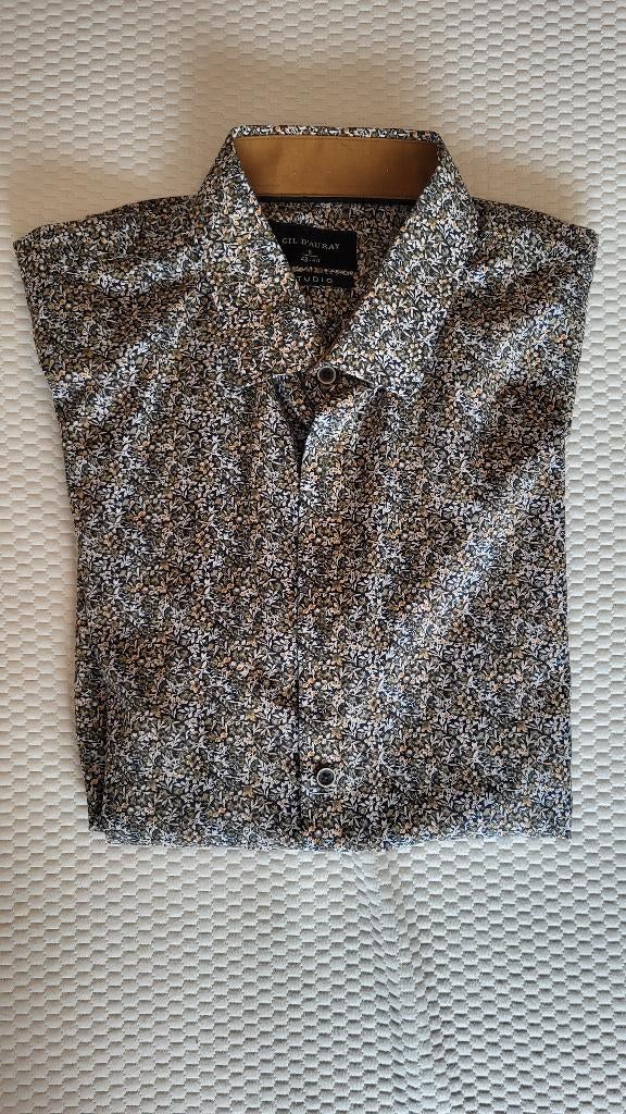 Bruin herenhemd, Kleding | Heren, Overhemden, Ophalen, Andere, Bruin, Nieuw