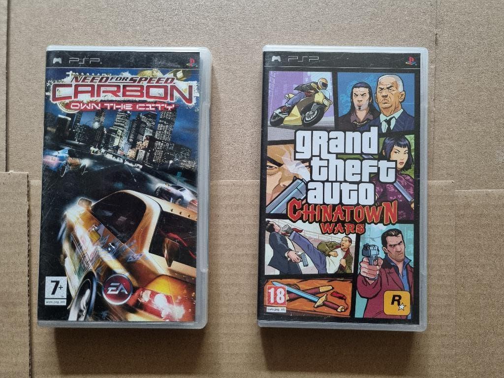 Lot van 10 PSP spellen met GTA Chinatown Wars, Games en Spelcomputers, Ophalen of Verzenden, Gebruikt, Racen en Vliegen