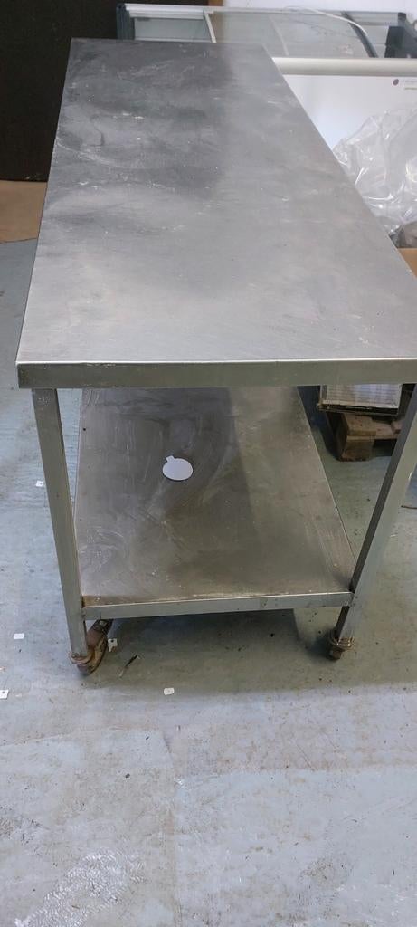 Inox werktafel, Ophalen, Gebruikt, Inox Meubilair