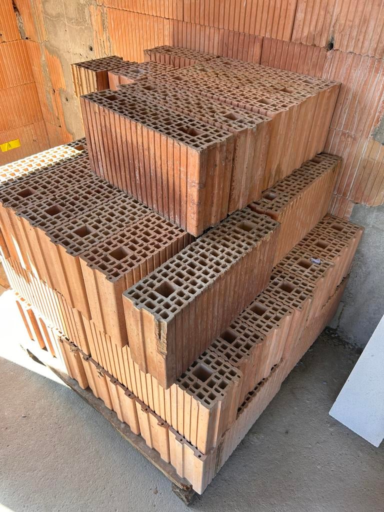 Pls lijm stenen  14cm b., Doe-het-zelf en Bouw, Metselstenen, Ophalen, Zo goed als nieuw