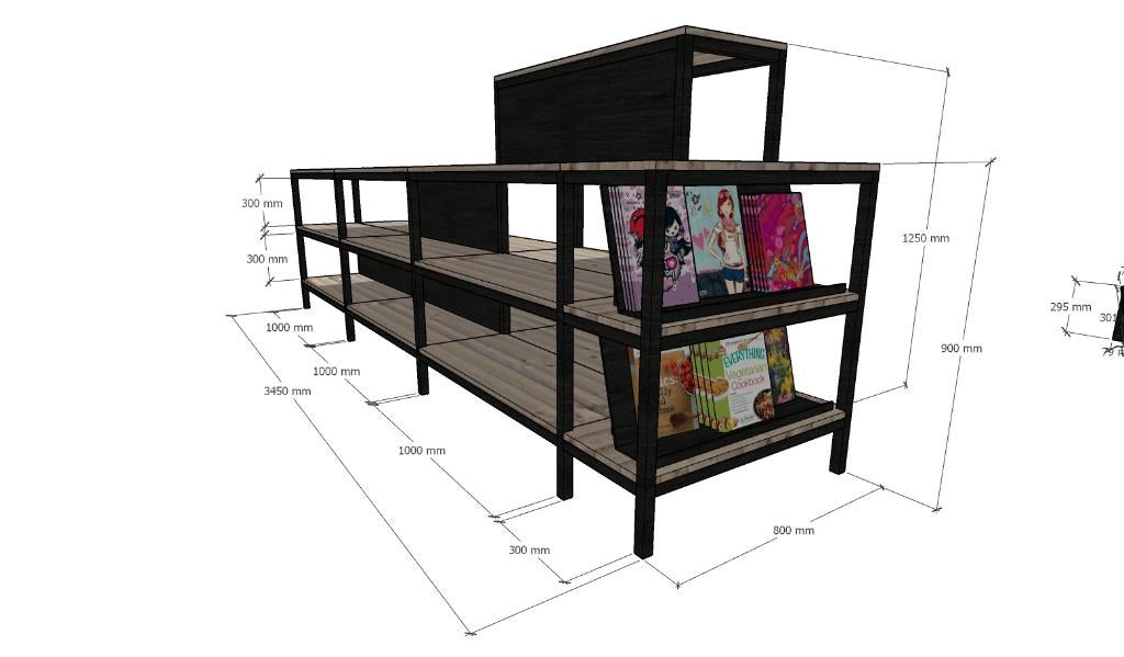 winkelmeubel, Zakelijke goederen, Kantoor en Winkelinrichting | Kantoormeubilair en Inrichting, Ophalen