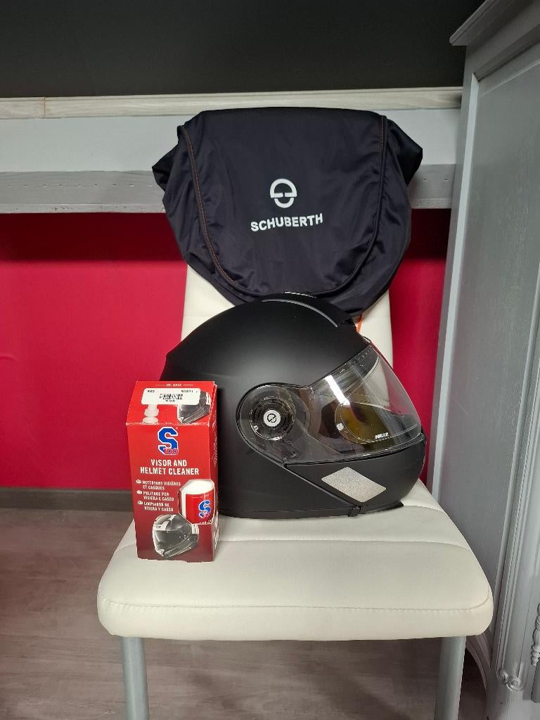 Shuberth C3 avec Cardo Freecom, Motoren, Systeemhelm, Heren, L, Tweedehands