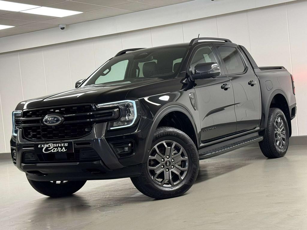 Ford Ranger 2.0 4WD WILDTRAK CAMERA 360 GPS CUIR TVA / BTW, Auto's, Ford, Bedrijf, Te koop, Ranger, 360° camera, 4x4, ABS, Airbags