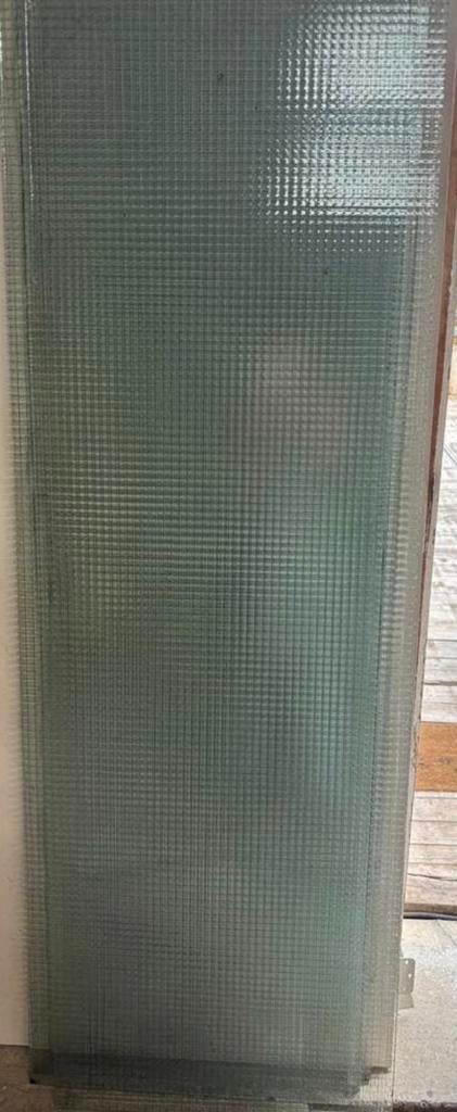 Vitres armées anciennes verrière industrielle – 4 pièces, Bricolage & Construction, Vitres, Châssis & Fenêtres, Enlèvement