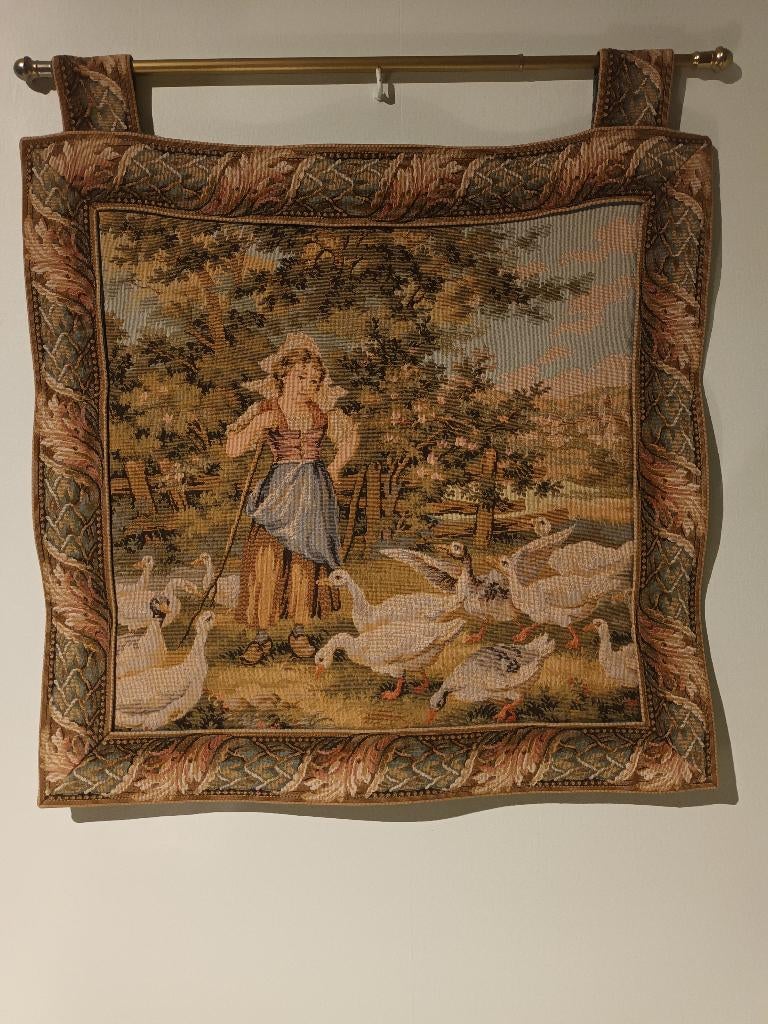 wandtapijt met ophangsysteem, Ophalen