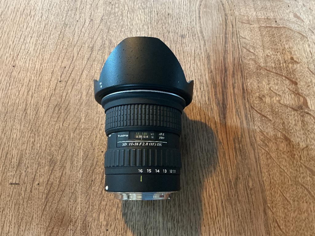 Tokina AT-X Pro SD 11-16  F2,8(IF) DX, Audio, Tv en Foto, Ophalen, Zo goed als nieuw, Telelens, Zoom