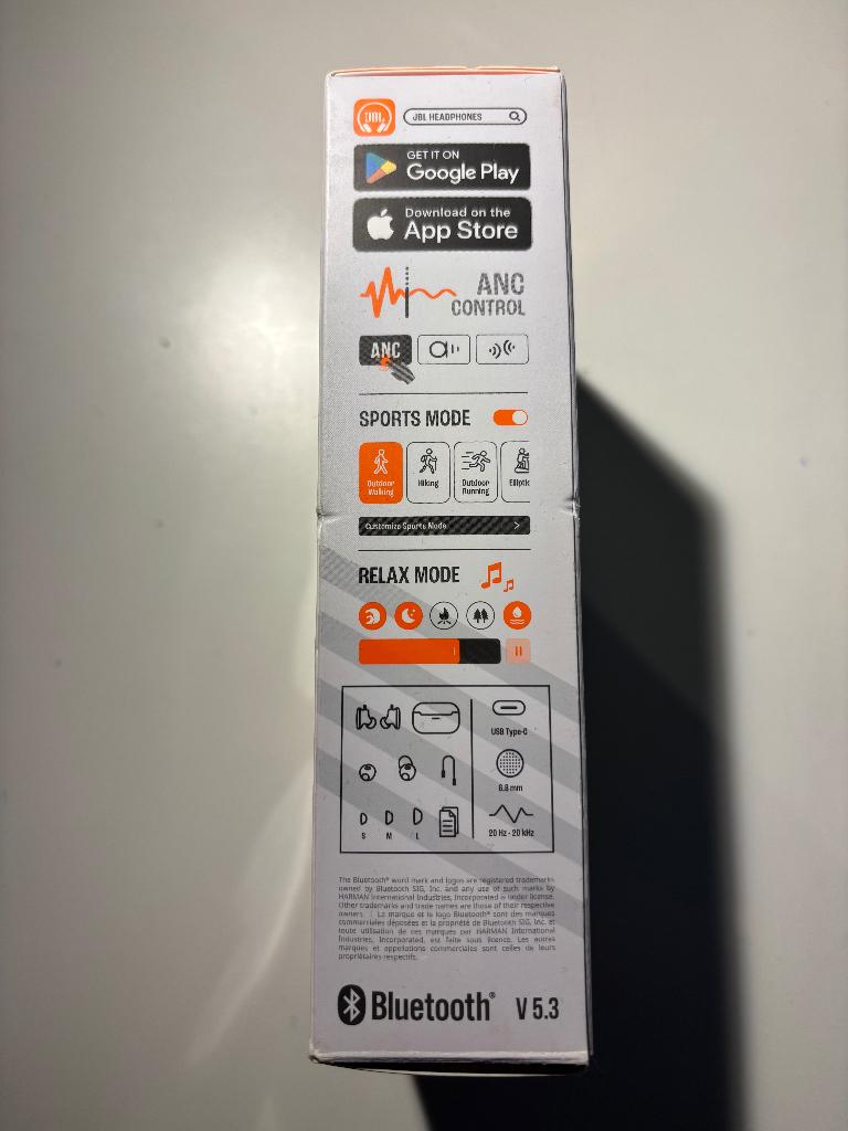 JBL ENDURANCE RACE 2 Bluetooth oortjes met ANC, Télécoms, Téléphonie mobile | Écouteurs, Neuf, Enlèvement ou Envoi, Bluetooth