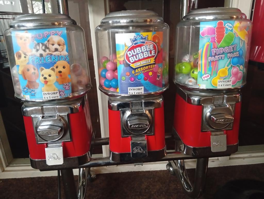 Beaver automaat en vele onderdelen, Verzamelen, Ophalen