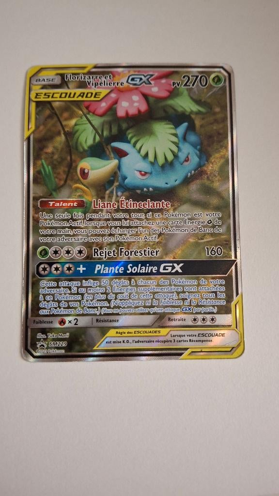 Pokémon kaart Venusaur & Snivy GX, Ophalen of Verzenden