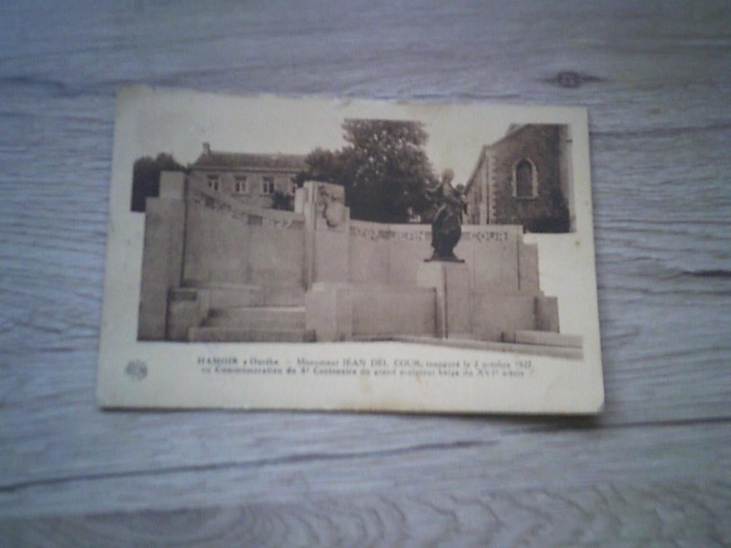HAMOIR s/ourhte: Monument Jean Del Cour, Enlèvement ou Envoi, Avant 1920, Affranchie, Liège