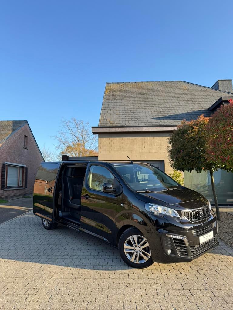 Peugeot expert 2.0HDI Dubbele Cabine Lichte Vracht, Auto's, Stof, Zwart, Bedrijf, Diesel