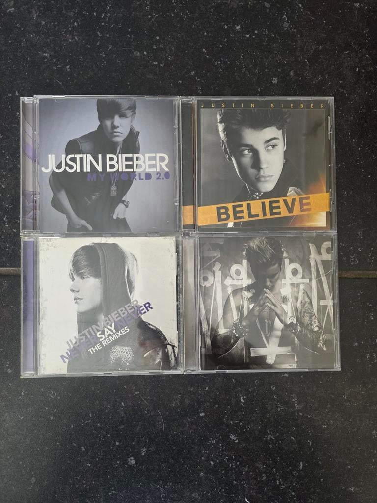 4 cd's van Justin bieber te koop, Cd's en Dvd's, Cd's | Hiphop en Rap, Ophalen