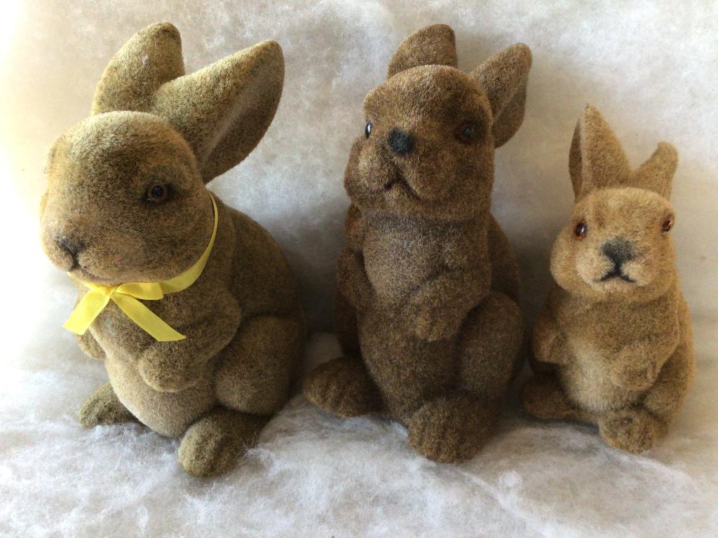 3 Flock konijnen. Staand, Ophalen of Verzenden