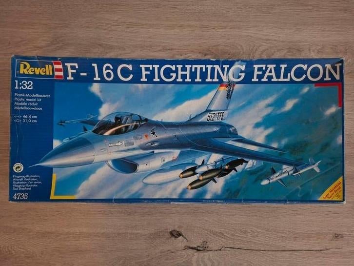 F-16 Fighting Falcon 1/32 Revell, Hobby en Vrije tijd, Revell, Nieuw, Ophalen of Verzenden, Groter dan 1:72