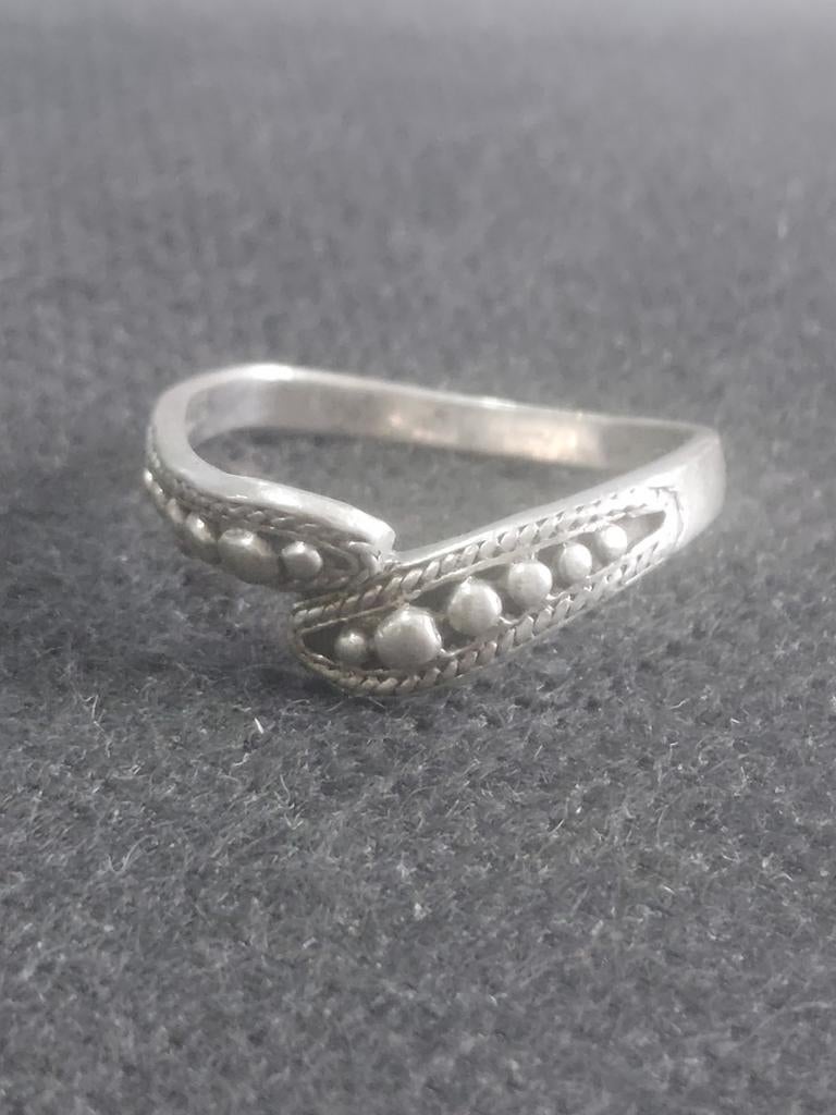 Zilver Ring, Handtassen en Accessoires, Ringen, Ophalen of Verzenden, Zilver, Zilver