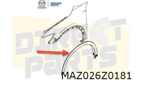 Mazda CX-5 (10/21-) wielkuiplijst voorscherm Links (25D snow, Auto-onderdelen, -, Verzenden, -, Nieuw