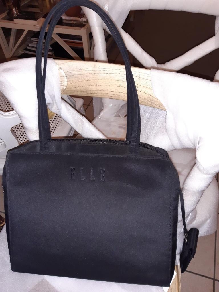 Gratuit : Malette nylon noir - marque ELLE, Handtassen en Accessoires, Tassen | Schooltassen, Ophalen of Verzenden, Zwart