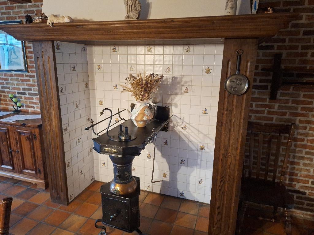 antiek sierkachel, Huis en Inrichting, Kachels, Ophalen