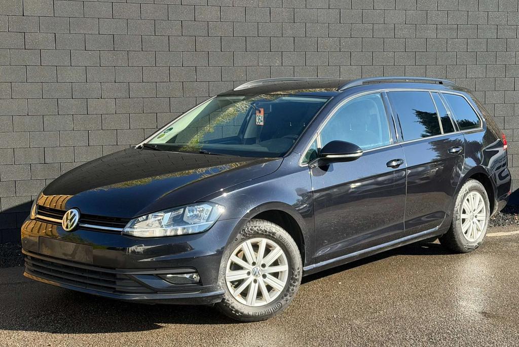 Volkswagen Golf Variant 1.6 TDi+AIRCO+NAVI+JANTES+CARNET, Autos, Achat, Euro 6, Entreprise, Noir