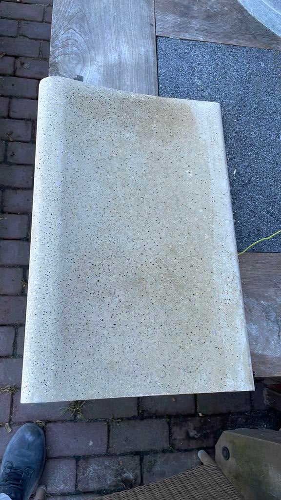 Zwembad boordstenen. Voor recht bad., Tuin en Terras, Ophalen, Zo goed als nieuw