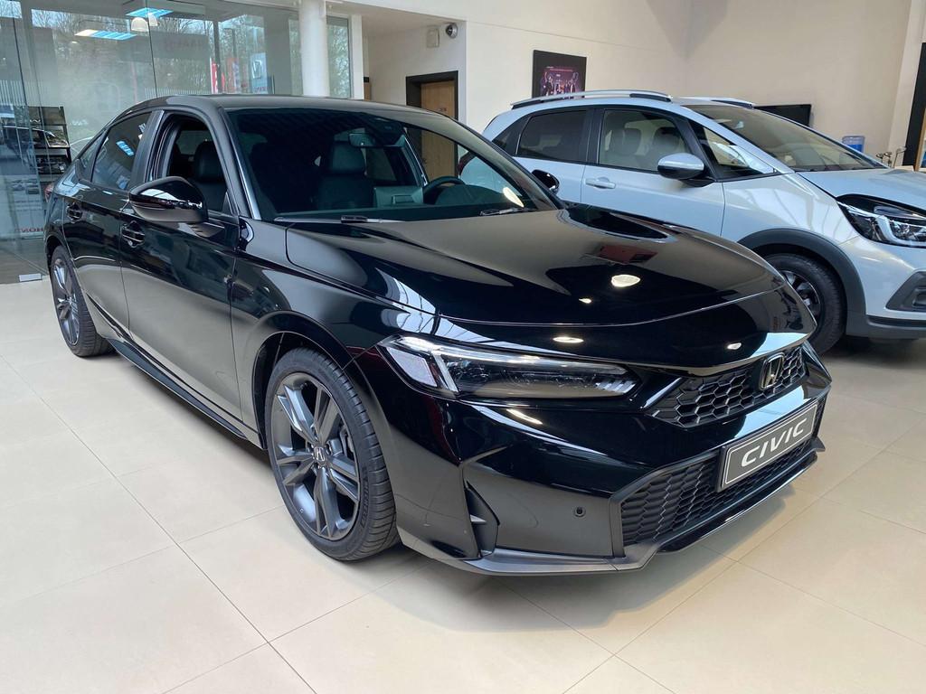 Honda Civic e:HEV 2.0 Hybrid Sport -€3740 Salonconditie!, Auto's, Honda, Bedrijf, Te koop, Civic, ABS, Achteruitrijcamera, Adaptive Cruise Control