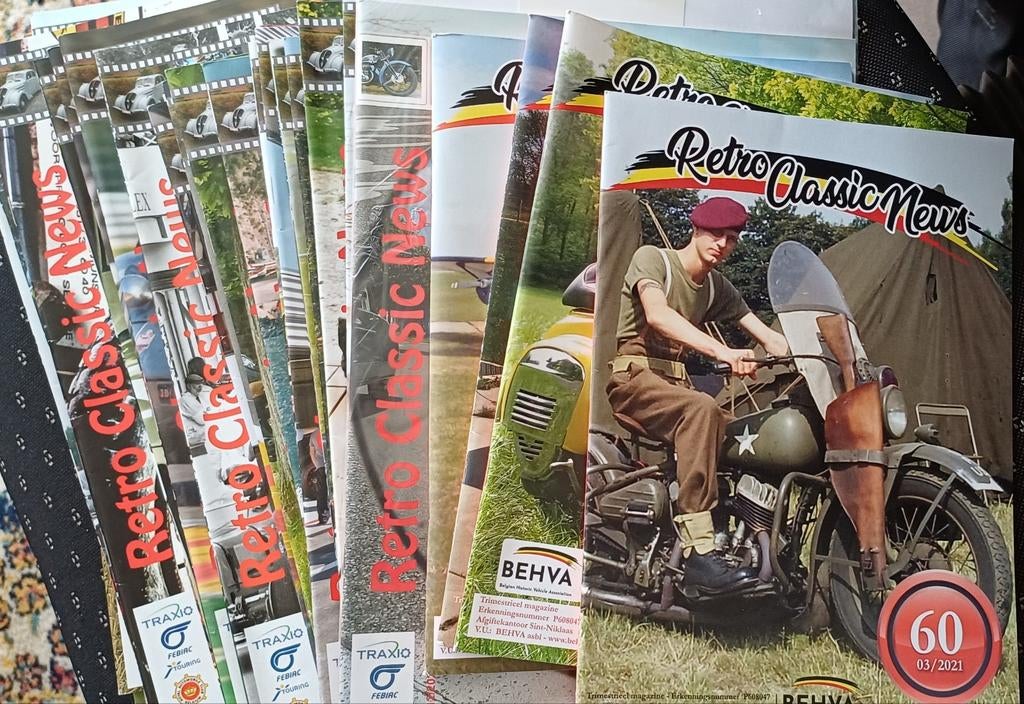 Retro Classic News tijdschriften, Boeken, Motoren, Ophalen