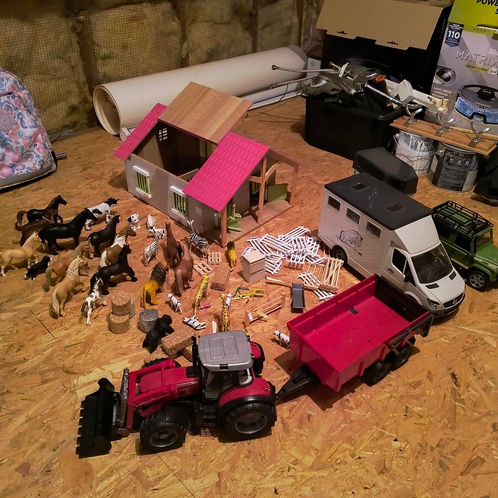 Speelgoedboerderij, Enlèvement